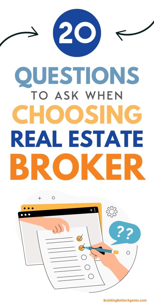 20 Questions to Ask When Choosing a Real Estate Broker (and Why They ...