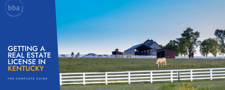 Sell sprawling house farms when you become a real estate agent in Kentucky