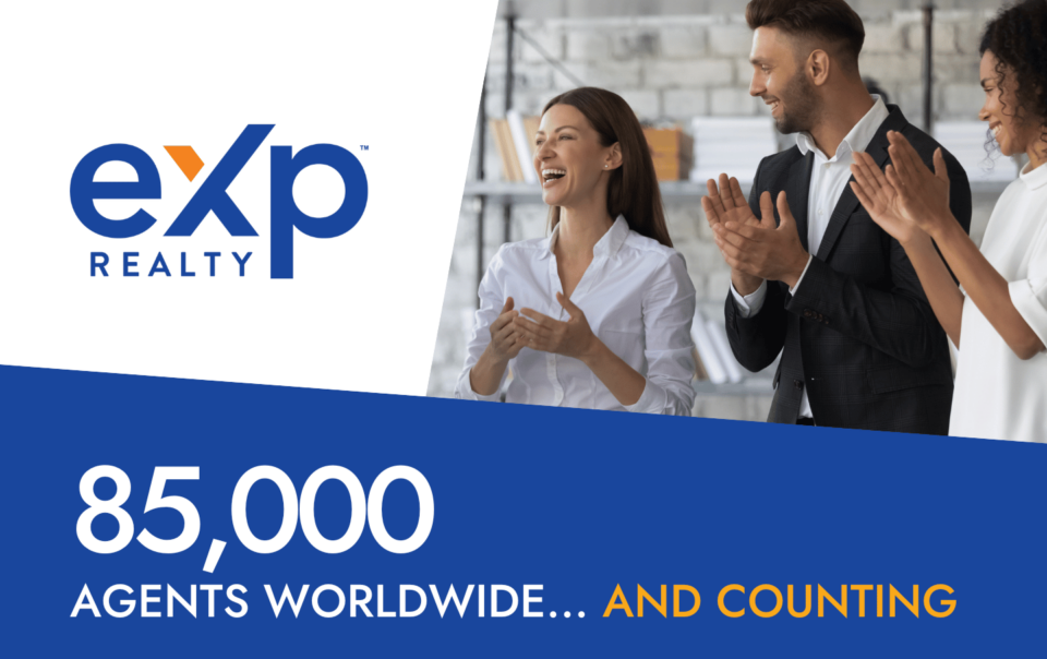 Agents cheering as eXp Realty reaches 85,000 agents worldwide