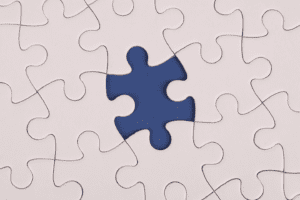 Missed opportunities - realtor putting pieces of a puzzle together