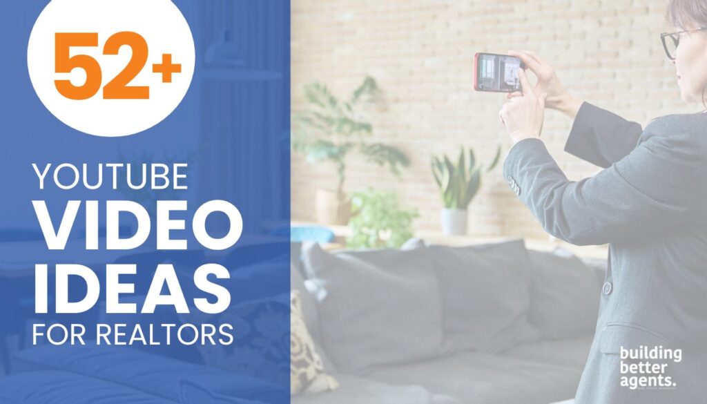 A full year of youtube video ideas that every real estate agent should make.