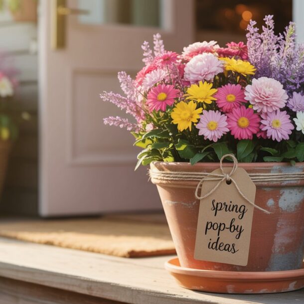 Looking for simple ways to reconnect with past clients this spring? These spring pop-by gift ideas for Realtors are inexpensive, thoughtful, and easy to deliver in an afternoon. From popcorn and flower seeds to home value reminders and paint color swatches, these real estate client appreciation gifts help you stay top of mind without feeling salesy. Perfect for agents who want to build stronger relationships and generate more referrals all year long.