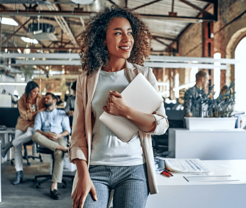 Woman working to get her Arizona real estate license